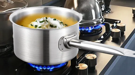 Home Saucepan Kitchenware Cookware Kitchen Pots and Pans Cookware Cooking Pots Stainless Steel Cookware Set