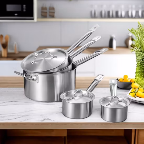 Home Saucepan Kitchenware Cookware Kitchen Pots and Pans Cookware Cooking Pots Stainless Steel Cookware Set
