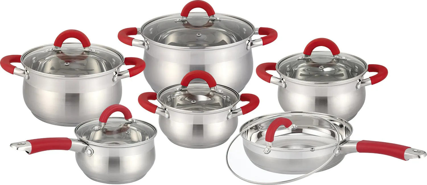 Set di pentole per padella per friggitrice da cucina coreana all'ingrosso da 7 pezzi